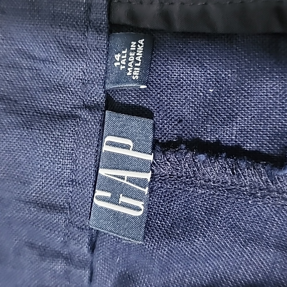 Gap linen blend pleated pants size 14 Tall - Picture 2 of 7